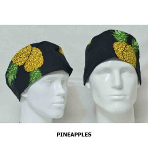 Scrub Cap Printed - PINEAPPLES