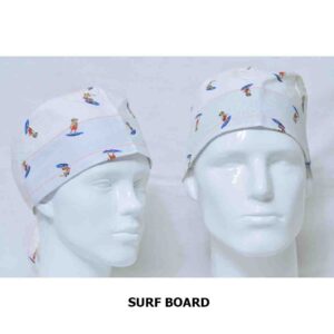 Scrub Cap Printed - SURF BOARD