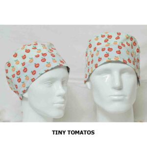 Scrub Cap Printed - TINY TOMATOES