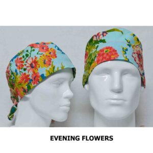 Scrub Cap Printed - EVENING FLOWER