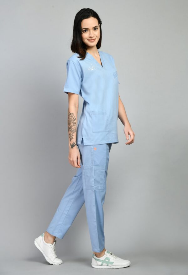 Sky blue Unisex Scrub