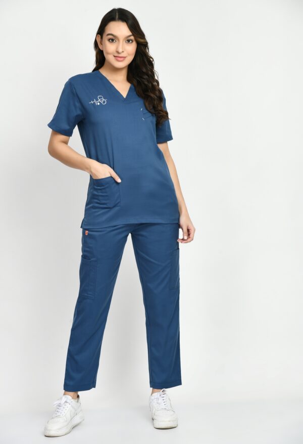 Blue Scrub Set