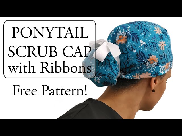 ponytail scrub caps