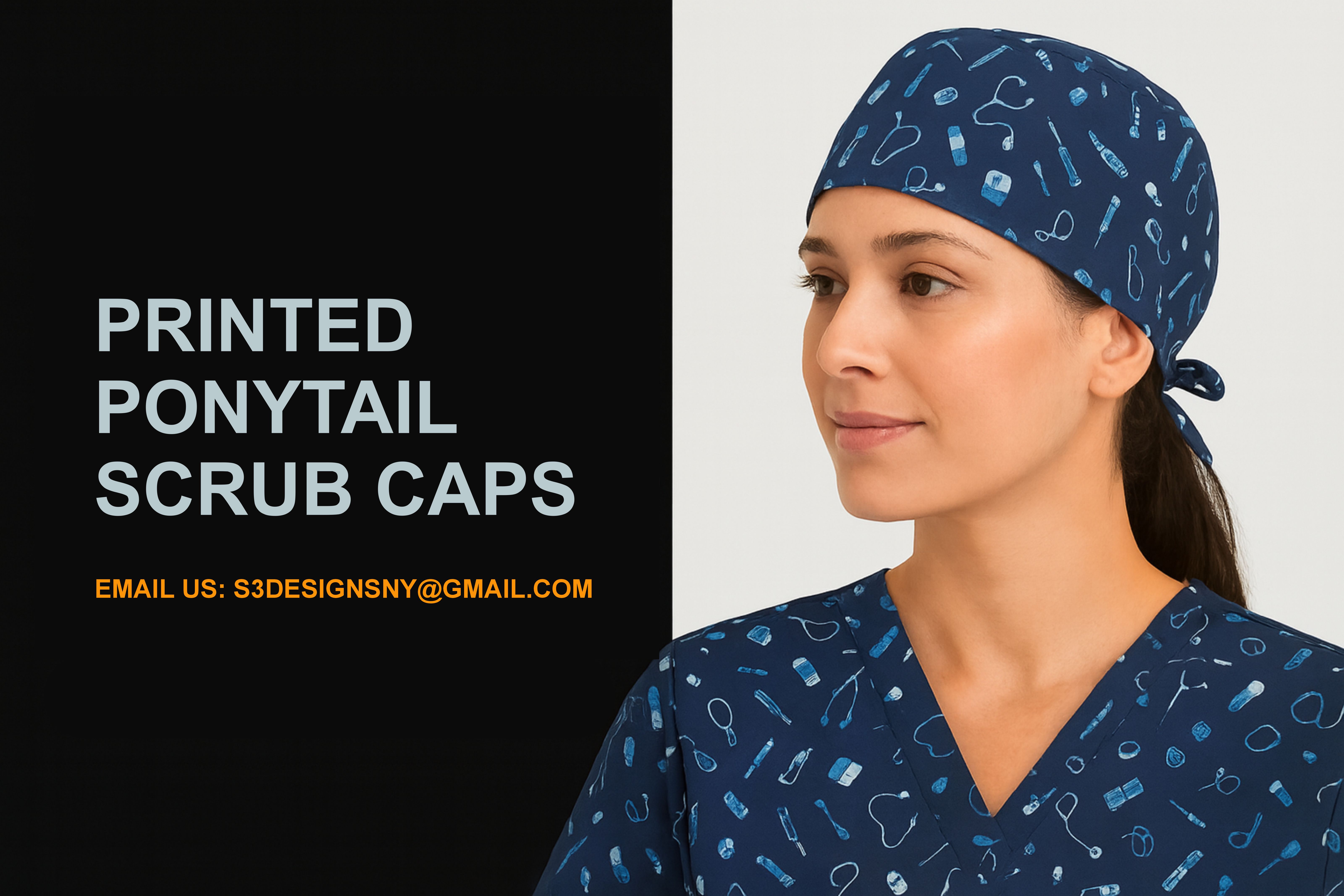 Different hair style - Different scrub caps